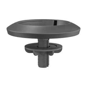Logitech Rally Mic Pod Mount – Soporte de micrófono para escritorio – negro mate – para Logitech Rally, Rally Plus