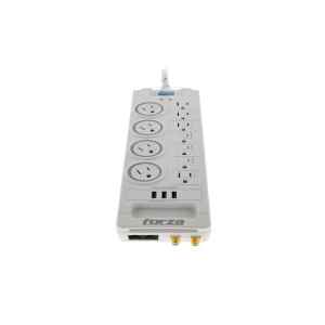 Forza – Surge protector – AC 110/220 V – 11 Tomas de Corriente – NEMA 3USB 5ft WH Forza – Surge protector – AC 110/220 V – 11 Tomas de Corriente – NEMA 3USB 5ft WH
