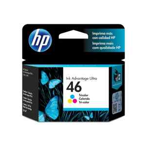 HP 46 – Color (cian con base de tinte, magenta con base de tinte, amarillo con base de tinte) – original – Ink Advantage – cartucho de tinta – para Deskjet Ink Advantage Ultra 2529, Ink Advantage Ultra 4729