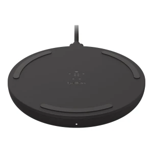 Belkin – Base de carga inalámbrica + adaptador de corriente CA – 10 vatios – negro
