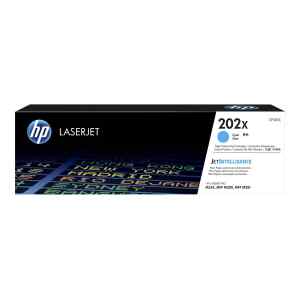 HP 202X – Alto rendimiento – cián – original – LaserJet – cartucho de tóner (CF501X) – para Color LaserJet Pro M254dw, M254nw, MFP M280nw, MFP M281cdw, MFP M281fdn, MFP M281fdw