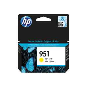 HP 951 – 8 ml – amarillo – original – cartucho de tinta – para Officejet Pro 251, 276, 8100, 8600, 8600 N911, 8610, 8615, 8616, 8620, 8625, 8630, 8640