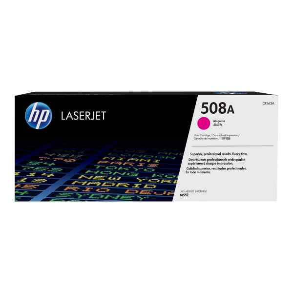 HP 508A – Magenta – original – LaserJet – cartucho de tóner (CF363A) – para Color LaserJet Enterprise MFP M577; LaserJet Enterprise Flow MFP M577