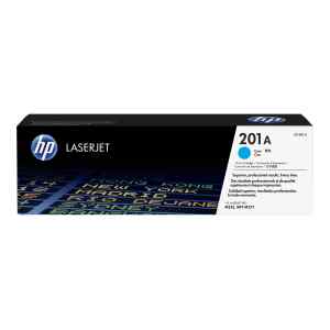 HP 201A – Cián – original – LaserJet – cartucho de tóner (CF401A) – para Color LaserJet Pro M252dn, M252dw, M252n, MFP M274n, MFP M277c6, MFP M277dw, MFP M277n