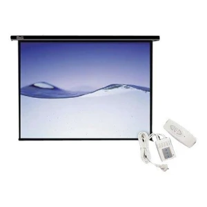 Klip Xtreme KPS-502 – Pantalla de proyección – instalable en el techo, instalable en pared – motorizado – 100″ (254 cm) – 4:3 – Matte White – blanco