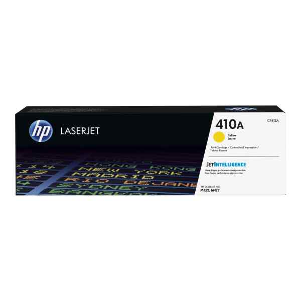 HP 410A – Amarillo – original – LaserJet – cartucho de tóner (CF412A) – para Color LaserJet Pro M452, MFP M377, MFP M477