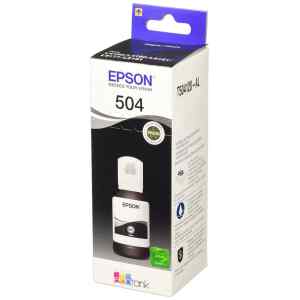 Epson 504 – 127 ml – negro – original – recarga de tinta – para EcoTank L4150, L4160, L4260, L6161, L6171, L6191, L6270; EcoTank ITS L4150, L4160