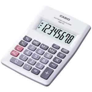 Calculadora de mesa mini 8 digitos blanca | MW-5V-WE – CASIO