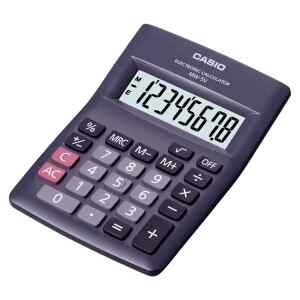 Calculadora de mesa mini 8 digitos | MW-5V-BK – CASIO