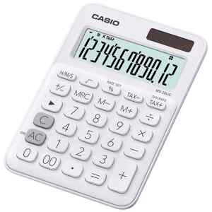 Calculadora de mesa compacta 12 digitos blanco | MS-20UC-WE – CASIO