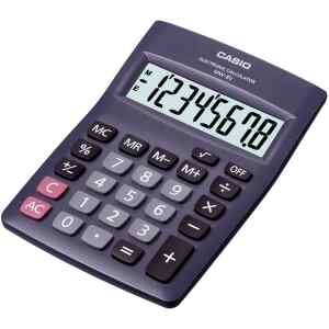 Calculadora de mesa mini 8 digitos | mw-8 V-bk – CASIO