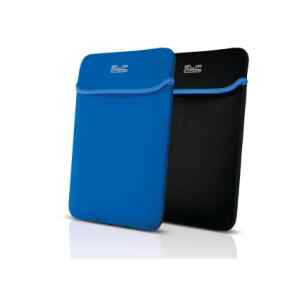 Klip Xtreme – Notebook sleeve – 15.6 in – Black blue – neoprene reversable