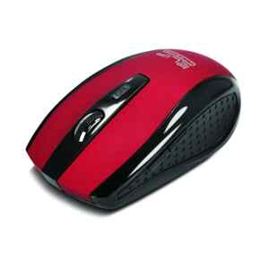 Klip Xtreme – Mouse – Wireless – 2.4 GHz – Red – Nano – 6-button Opt