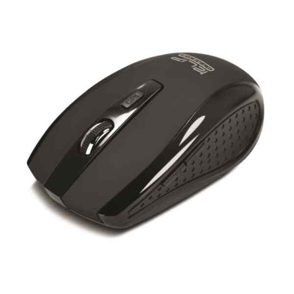 Klip Xtreme Klever KMW-340 – Ratón – óptico – 6 botones – inalámbrico – 2.4 GHz – receptor inalámbrico USB – negro