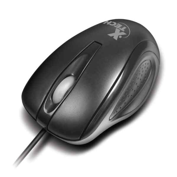 XTech XTM-175  – Ratón – USB – Cableado – Negro – Optico