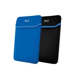 Klip Xtreme – Notebook sleeve – 14.1 in – Black blue – neoprene reversable