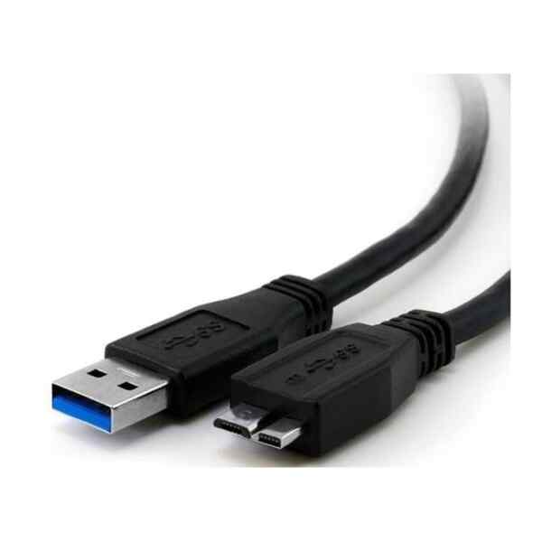 Xtech –   XTC-365 – Data cable – USB  to  Micro USB 3.0 – 91 cm – Black – 3ft for hard drives