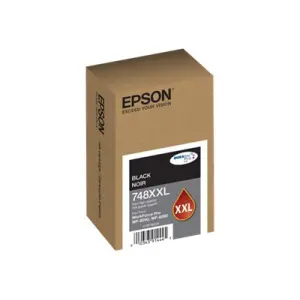 Epson 748XXL – XL – Negro – original – blíster con alarmas de RF/acústica – cartucho de tinta – para WorkForce Pro WF-6090, WF-8090, WF-8590