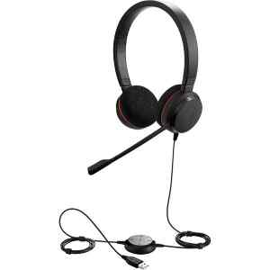 Jabra Evolve 20 UC stereo – Headset – on-ear – Duo UC. Stereo UC