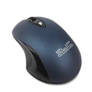 Klip Xtreme GhosTouch KMW-400 – Ratón – ergonómico – óptico – 3 botones – inalámbrico – 2.4 GHz – receptor inalámbrico USB – azul