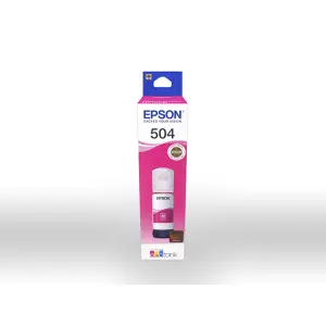 Epson 504 – 70 ml – magenta – original – recarga de tinta – para EcoTank L4150, L4260, L6161, L6171, L6191, L6270