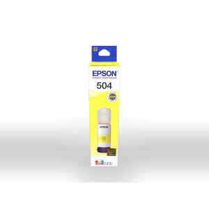 Epson 504 – 70 ml – amarillo – original – recarga de tinta – para EcoTank L4150, L4260, L6161, L6171, L6191, L6270
