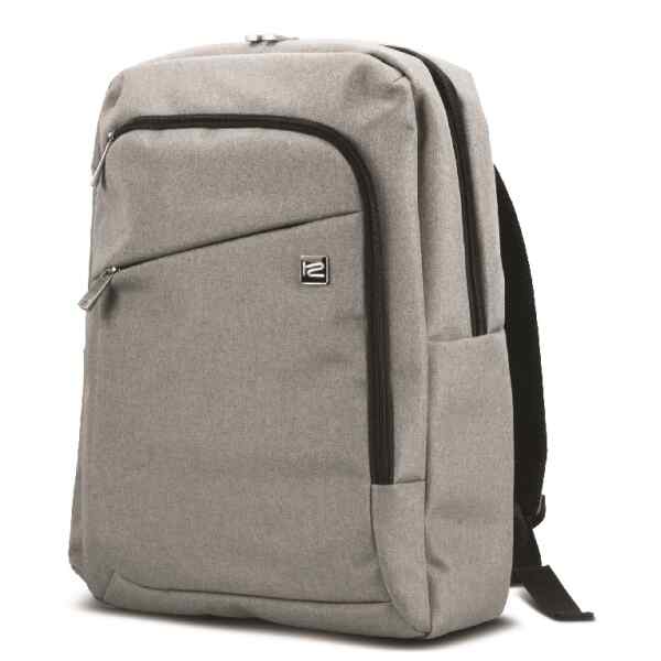 Klip Xtreme – Notebook carrying backpack – 15.6″ – 100D Polyester – Light gray