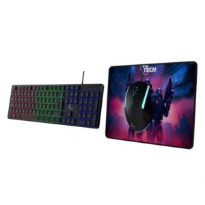 Xtech – Keyboard, mouse and mouse pad – Wired – Spanish – USB – Black – Gaming XTK-535S