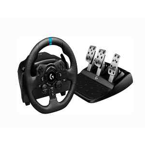 Logitech G923 Racing – Juego de volante y pedales – cableado – para PC, Sony PlayStation 4, Sony PlayStation 5