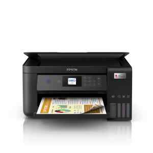 Epson EcoTank L4260 – Impresora multifunción – color – chorro de tinta – rellenable – Letter A (216 x 279 mm)/A4 (210 x 297 mm) (original) – A4/Legal (material) – hasta 7.7 ppm (copiando) – hasta 10.5 ppm (impresión) – 100 hojas – USB 2.0, Wi-Fi(n)
