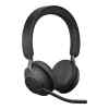 Jabra Evolve2 65 UC Stereo – Auricular – en oreja – Bluetooth – inalambrico – USB-A – aislamiento de ruido – negro