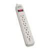 Tripp Lite Surge Protector Power Strip 120V 6 Outlet 8′ Cord 990 Joule Flat Plug – Protector contra sobretensiones – 15 A – CA 120 V – 1.875 kW – conectores de salida: 6 – gris claro – para P/N: CLAMPUSBLK, CLAMPUSW