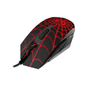 Xtech – XTM-M520SM – Mouse – USB – Wired – black  and red – Gaming Spider-Man