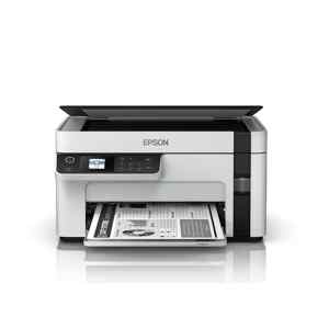 Epson – EcoTank M2120 – Multifuncional Monocromatica – Impresion 32ppm hasta A4 oficio – Copia 31cpm A4 Carta – Escaner 1200×1200 – Bandeja 150 hojas – LCD 1.4″ a color – USB, WiFi, WiFi Direct – Ciclo maximo 15,000pag – 2 años con registro