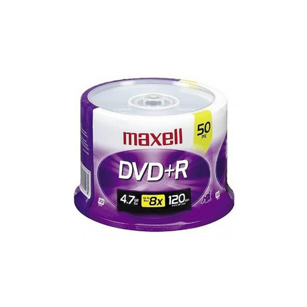 Maxell DVD+R 16X SPINDLE 50 unidades