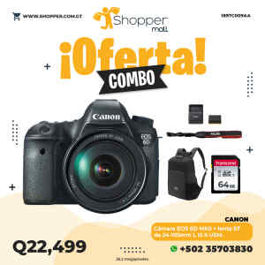 Camara EOS 6D MK II 24-105mm l IS II USM | CANON