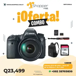 Camara EOS 6D MK II 24-105mm l IS II USM | CANON