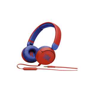 JBL – JR310 – Auriculares con diadema – Para Componentes electrónicos portátiles / Para Tablet – Cableado – Rojo