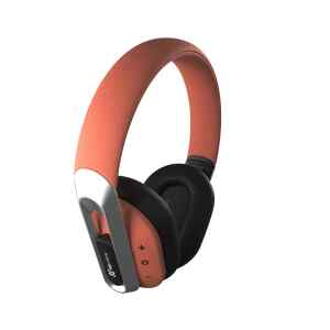 Klip Xtreme – KWH-750CO – Headphones – Para Home audio / Para Portable electronics / Para Professional audio / Para Cellular phone – Wireless – 40Hr Coral color