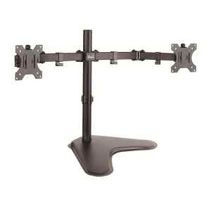 Klip Xtreme KPM-311 – Base – para 2 pantallas LCD – plástico, acero de alta calidad – negro – tamaño de pantalla: 13″-32″ – soporte para escritorio
