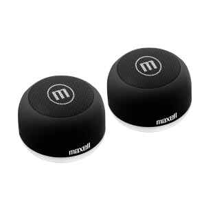 Maxell – Mini Bocinas TWS Color negro – BT-TWS