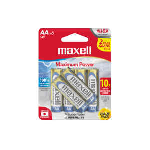 Bateria alcalina AA | LR06 4+2PK – MAXELL