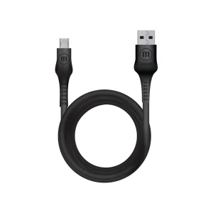 Maxell – Cable USB a Micro USB color negro de 6ft – CB-JEL-MICRO-6FT