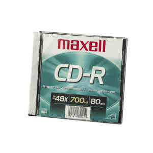 Maxell – CD-ROM Slim 80MIN 48X de 700MB de almacenamiento