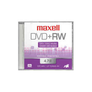 Maxell – DVD+RW 4X en caja plastica