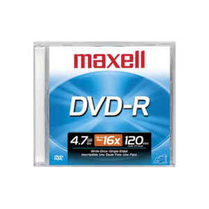 Maxell – DVD-R 4.7GB CAJA SLIM UNIDAD
