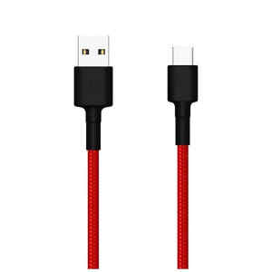Xiaomi Mi Braided – Cable USB – USB (M) a 24 pin USB-C (M) – USB 2.0 – 3 A – 1 m – rojo