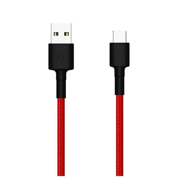 Xiaomi Mi Braided – Cable USB – USB (M) a 24 pin USB-C (M) – USB 2.0 – 3 A – 1 m – rojo