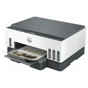 HP – Impresora Smart Tank 720 AIO / Escáner / Copiadora – Chorro de tinta – Wi-Fi / Bluetooth LE – Duplexador automático – USB 2.0 de Alta Velocidad – Kit de Tintas incluída