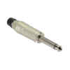conector plug 1/4 mono niquelado | CON-AU-14MNM | amphenol